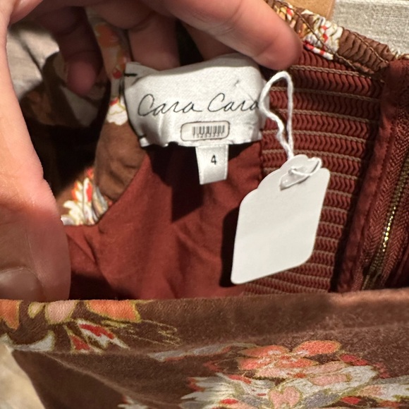 Cara Cara Blue Bill Floral Poplin Midi Dress - Picture 10 of 10